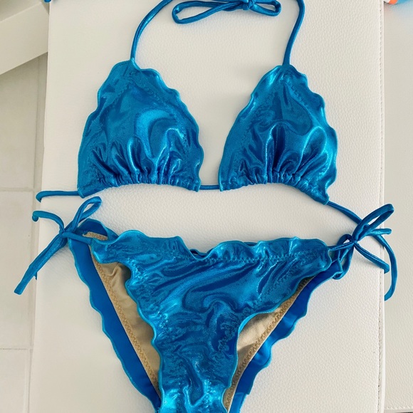 Other - Ritchie Swimwear Brazilian Bikini  Aqua blue SMALL